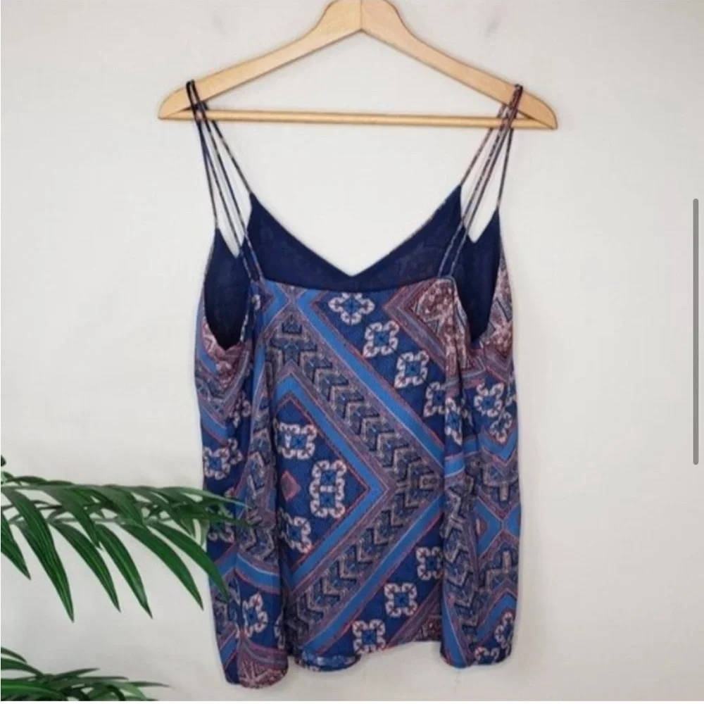 Stitch Fix Skies Are Blue | Scarf Print Cami Tank - Picture 5 of 5